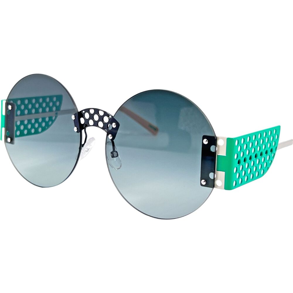 OXYDO O No2 Berendes Rimless Sunglass 7ZJ1I Black Green